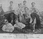 1869 Boat Club - Oldest Photographic Record of Naval Academy Athletics.  Photo courtesy of NAAA - Click for full-size image!